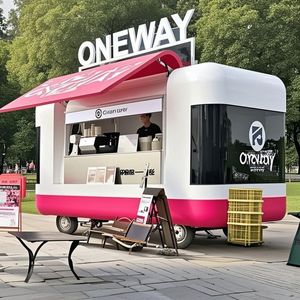 Xe bán hàng lưu động ngoài trời chạy điện, phục vụ cà phê, kem, đồ uống và thức ăn, trang bị đầy đủ thiết bị nhà bếp - Product Image 3