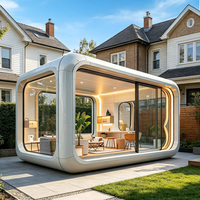 Rumah Kabin Minimalis Apple, Ruang Hidup Modern yang Dapat Dipindahkan dengan Furnitur Terintegrasi untuk Gaya Hidup Minimalis