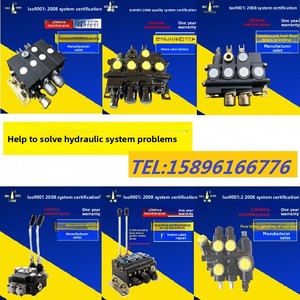 Vanne de commande directionnelle hydraulique multi-canaux à bascule latérale pour perceuse à percussion ZS4-L25E-YT, compacteur à chargement, presse à balles et grue - Product Image 4