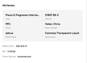 Isododecano Líquido Puro al 99% a Granel |   Disolvente de Grado Cosmético para Formulaciones de Maquillaje y Cuidado de la Piel CAS 31807-55-3 - Product Image 6