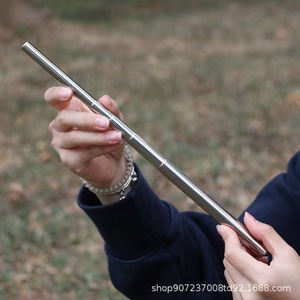 Herramientas de Fuelle de Fuego Retráctiles Telescópicas de Acero Inoxidable de Alta Calidad, Impermeables, de Bolsillo, de 3mm de Grosor, Ligeras para Camping - Product Image 4