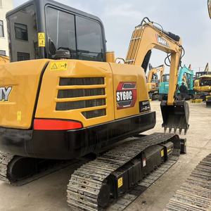 Escavatore Mini SANY SY60C Usato da 6 Tonnellate con Poche Ore di Utilizzo, Scavatore Idraulico Cingolato in Buone Condizioni - Product Image 2