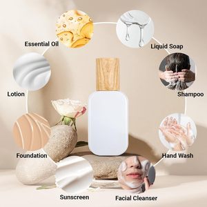Flacons de parfum vides de luxe en verre dépoli de forme ronde, 30 ml et 50 ml, avec bouchon à vis, lot de 100 pièces - Product Image 4