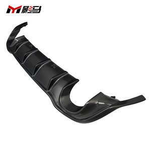 Diffuseur de pare-chocs arrière pour VW <span class=keywords><strong>Golf</strong></span> <span class=keywords><strong>8</strong></span> <span class=keywords><strong>Golf</strong></span> <span class=keywords><strong>8</strong></span>.5 Gti R Line <span class=keywords><strong>Gte</strong></span> CS Style Lèvre arrière en fibre de carbone - Product Image 5