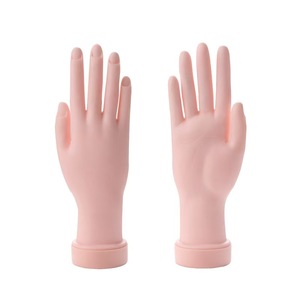 2026 Professional Nail Tool Hand <b>Model</b> Flexible Silicone Material Nail Training Practice Hand <b>Model</b> Nail Products - Product Image 2