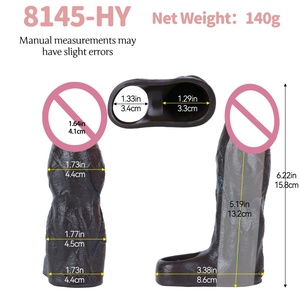 Funda para Pene SXXY de 6 Pulgadas, Extensor de Pene Hueco Negro, Funda Realista para Pene, Retrasa la Eyaculación, Juguetes Sexuales para Parejas - Product Image 2