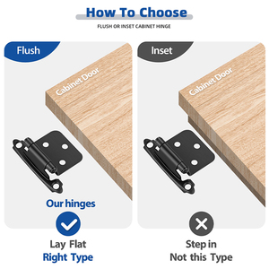 Chất lượng cao tuôn ra mặt núi tủ tự đóng cửa nhà bếp bản lề <span class=keywords><strong>Inset</strong></span> cửa tủ bản lề - Product Image 4