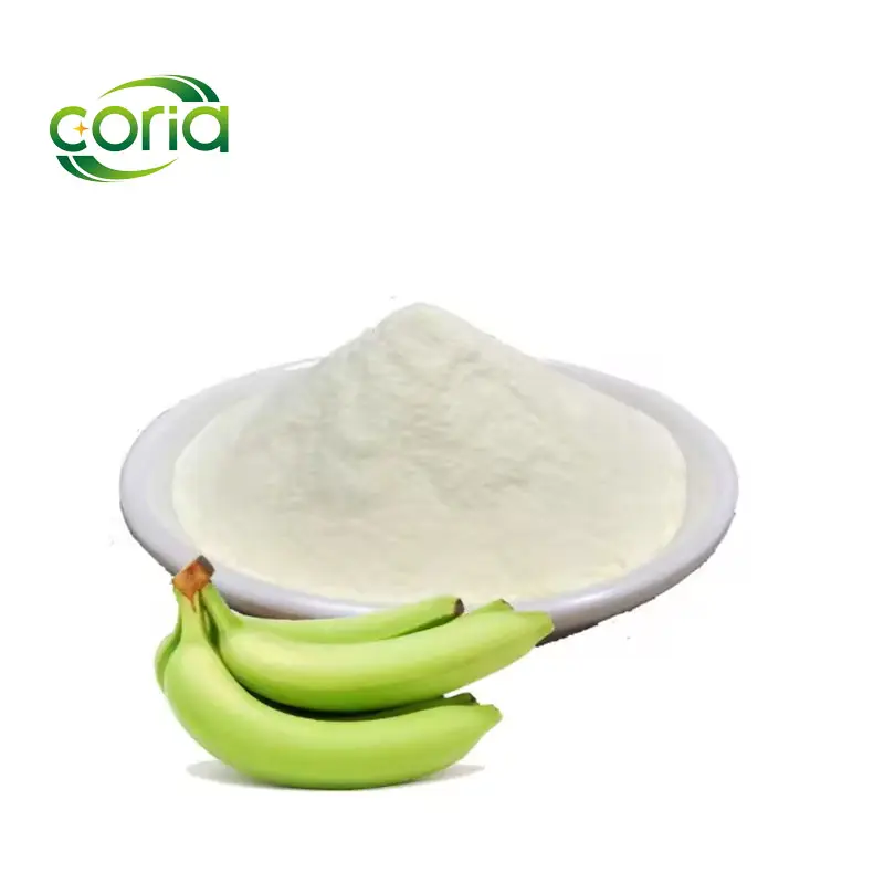 卸売バルク価格100% 純粋なGMOフリー有機グリーンバナナパウダー耐性スターチ成分