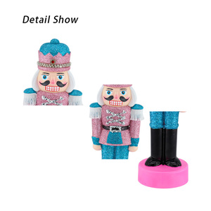 <span class=keywords><strong>Casse</strong></span>-<span class=keywords><strong>Noisette</strong></span> de Noël scintillant Figurines roses et bleues Ornements <span class=keywords><strong>Casse</strong></span>-<span class=keywords><strong>Noisette</strong></span> de Noël Décoration de fête de Noël - Product Image 6