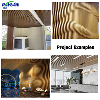 Perfil Decorativo de Aluminio para Techo, Material de Construcción para Decoración de Interiores, Diseño Curvo Falso Personalizado