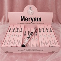 Flacon de parfum rechargeable pour femme, fin, avec capuchon argenté, boîte rose, motif marbre vue sur la ville, tenue longue durée