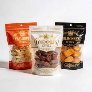 Bolsa de Papel Kraft Reciclable y Compostable Personalizada, Empaque Ecológico para Alimentos con Cierre Hermético - Product Image 2