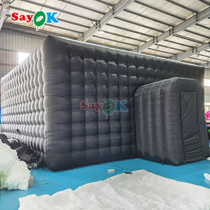 Sayok Noir Tentes de Fête Cubiques Gonflables, Tente Disco <span class=keywords><strong>Gonflable</strong></span>, Tente de Boîte de Nuit <span class=keywords><strong>Gonflable</strong></span> pour l'Extérieur - Product Image 2