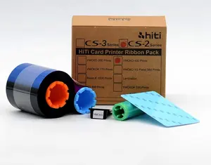 2022 compatibile Hiti CS-200e Ymcko Ribbon Card Printer nastri colorati 400 stampe