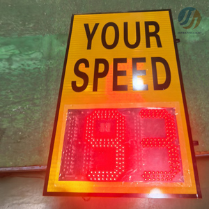 Panneau de détection de vitesse par radar extérieur avec affichage <span class=keywords><strong>en</strong></span> <span class=keywords><strong>temps</strong></span> <span class=keywords><strong>réel</strong></span> pour autoroute et zone résidentielle - Product Image 5