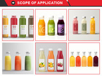 Machine de remplissage, de bouchage et d'étiquetage professionnelle pour jus de fruits, vente en gros d'usine, avec certification CE