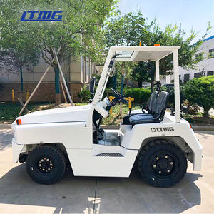 Chariot à bagages, tracteurs de remorquage diesel pour aéroport, 2,5 tonnes, 3 tonnes, tracteur de remorquage d'avion avec <span class=keywords><strong>cabine</strong></span> fermée - Product Image 5