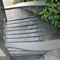 Chaise à bascule en bois massif de style classique populaire, chaise à bascule américaine en bois massif, utilisation intérieure et extérieure