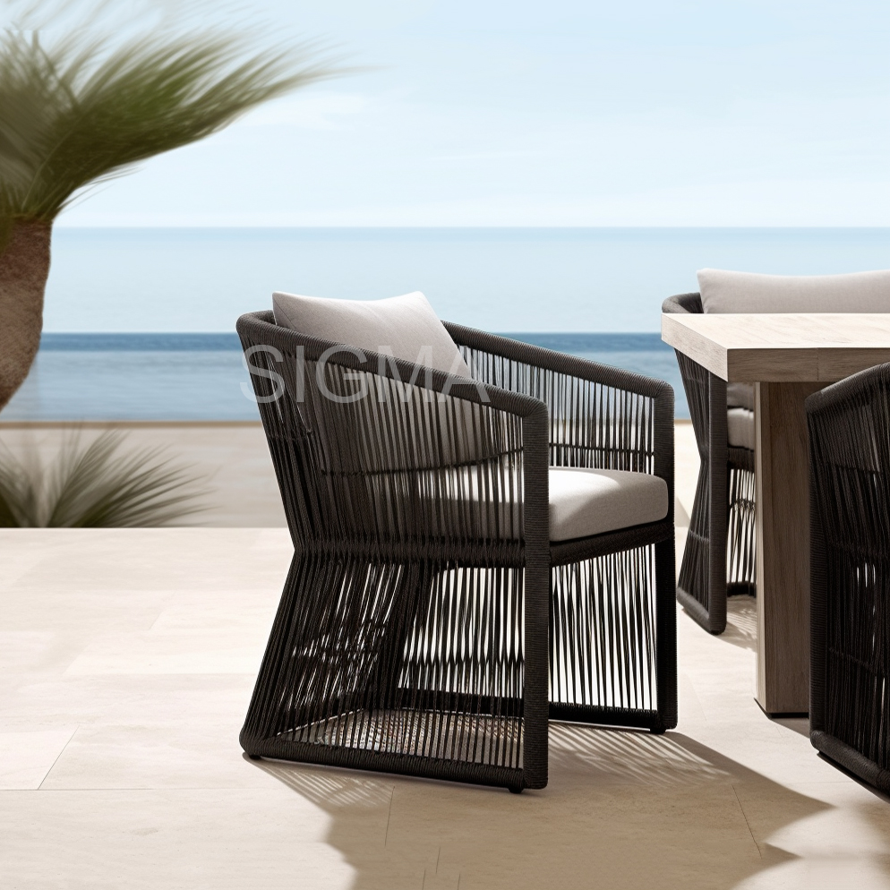 Outdoor Garden Furniture Patio Furniture Teak Dining Table With Chairs Set Furniture Dining table Sets