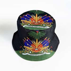 Sombrero de Sol con Elemento de la Bandera Nacional de Haití, Venta Caliente 2026, para Fanáticos del Fútbol Mundial - Product Image 3
