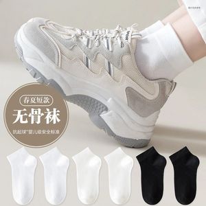 Women Ankle <b>Socks</b> Solid Color Cotton Breathable Casual Style Regular Fit Youth Women's <b>Socks</b> - Product Image 2