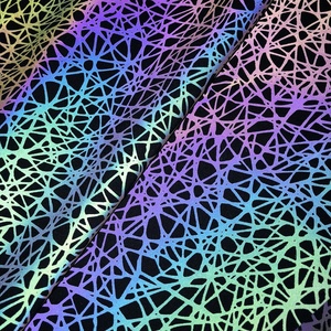 Nouveau tissu en similicuir PU imperméable réfléchissant à changement de couleur pour vêtements <span class=keywords><strong>et</strong></span> artisanat - Product Image 1