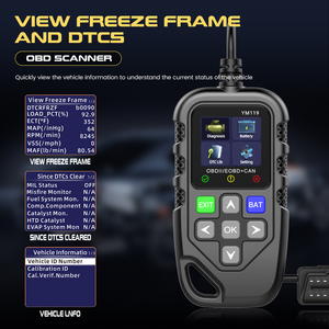 เครื่องมือวินิจฉัยเครื่องยนต์รถยนต์ Podofo OBD 12V หน้าจอ 1.8 นิ้ว ทดสอบข้อมูลเครื่องยนต์ได้อย่างแม่นยำ พร้อมอัปเดตซอฟต์แวร์ฟรีอย่างมีประสิทธิภาพ - Product Image 5