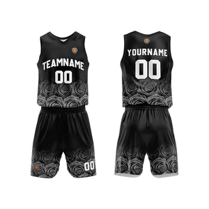 Uniforme de basket-ball de conception de logo personnalisé populaire d'usine nouvel arrivage 2025 - Product Image 3