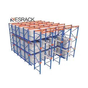 Entraînement de rack en acier d'entrepôt dans l'équipement de stockage industriel à usage intensif du système de rayonnage