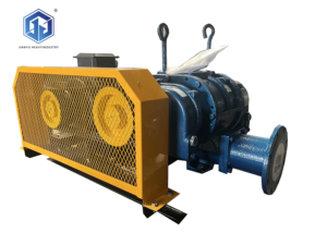 Souffleur à trois lobes à haute efficacité et structure compacte, utilisé dans les industries chimiques, le ciment, le transport pneumatique, le traitement des eaux usées, etc. - Product Image 1