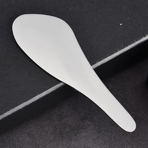 Tabla de gua sha de acero inoxidable, masajeador facial de metal, herramienta de gua sha para todo el cuerpo con acabado pulido espejo. - Product Image 4