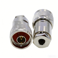 Connecteur coaxial RF N-J-9, connecteur de type N enfichable, connecteur d'alimentation pour talkie-walkie, aiguille fine, adapté au câble 50-9DFB/SYV50-9