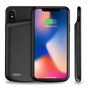 10000Mah Voor Iphone X Batterij Case Voor Iphone Xs Power Bank Back-Up Cover Smart Audio Output Oplader Voor Iphone Xs Batterij Case