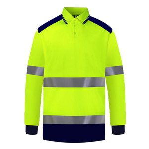 ANSI Class 3 UPF 50 + Khả năng hiển thị cao phản quang an toàn bảo hộ lao động công nhân đồng phục nhanh chóng khô giao thông xây dựng Hi VIS Áo sơ mi - Product Image 3