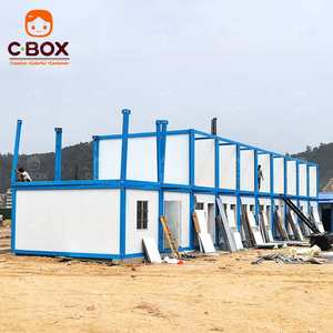 Cbox, structure en acier préfabriquée écologique, chantier de construction de bureaux, camp minier mobile, maison conteneur détachable - Product Image 1