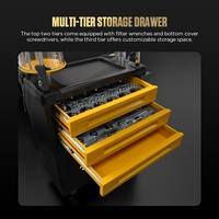 Extracteur d'huile pneumatique AUTOOL OD760 avec tiroir et 61 outils multifonctionnels