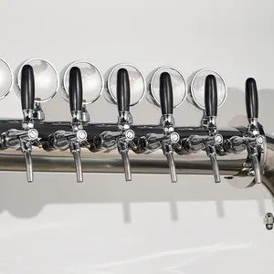 Thương mại thép không gỉ bia mát thùng tủ lạnh hiển thị kỹ thuật số bia Dispenser kegerator