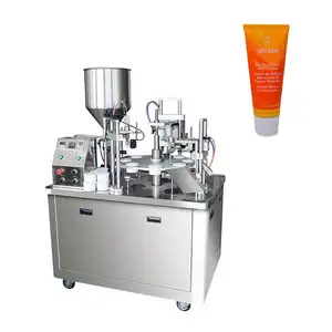 cosmetic automatic cream tube filling and sealing machine