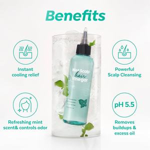 Champú Refrescante de Menta para el Cuero Cabelludo, Elimina la Acumulación de Residuos y Controla el Exceso de Grasa, Calmante y sin Olor, con Logotipo Personalizado - Product Image 4