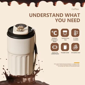 <span class=keywords><strong>Tazza</strong></span> Termica Portatile con Display della Temperatura, Logo OEM ODM, <span class=keywords><strong>Thermos</strong></span> in Acciaio Inox Isolato, Tumbler Sottovuoto per Caffè, <span class=keywords><strong>Tazza</strong></span> Intelligente per Acqua - Product Image 6