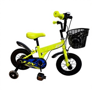 Bicicleta Infantil de 12 Pulgadas para <span class=keywords><strong>Niño</strong></span>, Colorida, con Ruedas de Entrenamiento, Canasta Delantera, Cuadro de Acero de Alto Carbono, Pedales y Asiento Rígido - Product Image 3