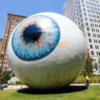 Modèle de globe oculaire gonflable géant pour la décoration de scène, idéal pour les soirées en boîte de nuit et les événements festifs