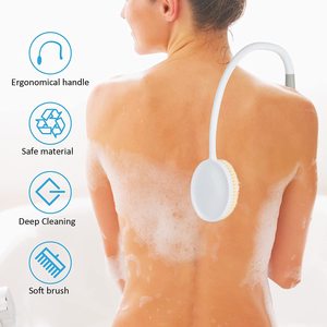 Cross-Border Curved <b>Bath</b> Brush with Long Handle U-Shaped and Arc-Shaped Design Safety Equipment for Disabled Pregnant Women - Product Image 2