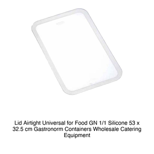 Tapa hermética universal GN 1/1 53 × 32.5 cm de silicona para alimentos - Product Image 2