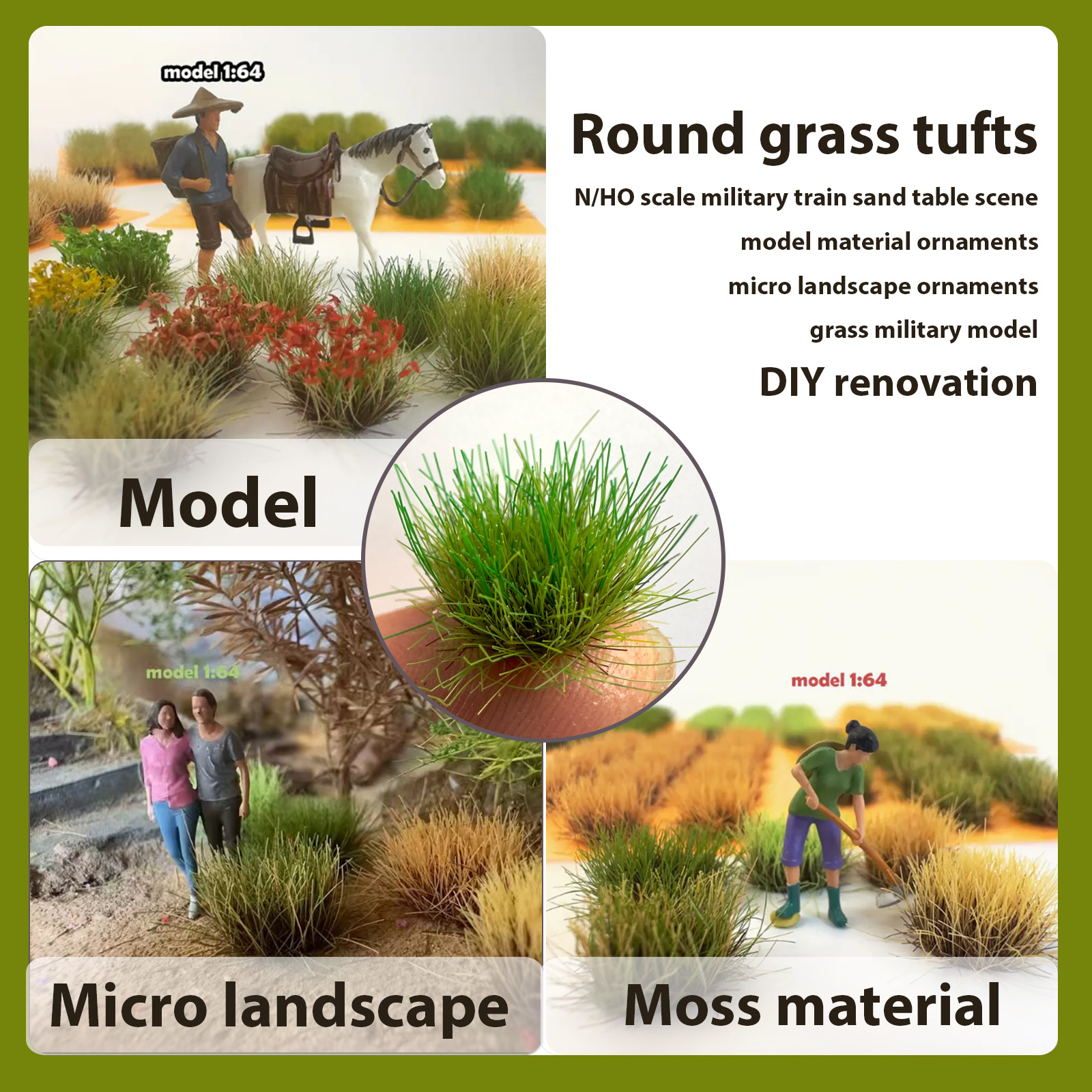 decorating grass for miniature