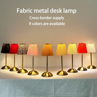 Lampe de bureau tactile en métal minimaliste moderne - Lampe de table ovale LED flexible sans fil rechargeable et écologique