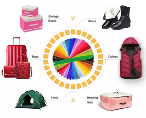 Phổ biến thân thiện với môi trường 5 # cầu vồng dây kéo kim loại mở với màu sắc tùy chỉnh & thanh trượt thiết kế chuỗi dài - Product Image 6