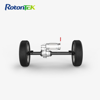 Moteur CC sans balais 800W-1500W 24V-48VDC à entraînement direct d'usine, différentiel transaxle, roues d'essieu arrière électriques pour véhicules électriques