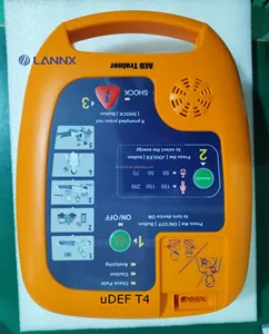 Lannx udef T4 tim thiết bị khẩn cấp AED huấn luyện viên Viện trợ đầu tiên thiết bị AED tự động bên ngoài máy Khử rung tim cho đào tạo CPR