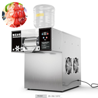 Machine à glace en flocons automatique commerciale à écran tactile, conception industrielle, utilisation en extérieur et à domicile pour les hôtels